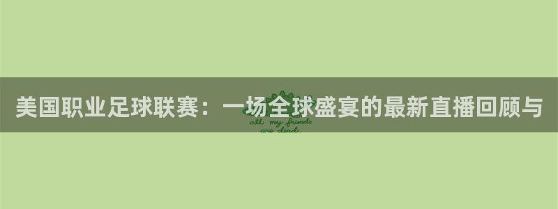 美国职业足球联赛：一场全球盛宴的最新直播回顾与